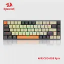 Redragon K633CGO-RGB Ryze Проводная механическая клавиатура с RGB подсветкой с возможностью горячей замены красного переключателя 68 клавиш Компактная игровая клавиатура