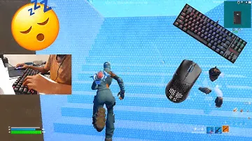 Reddragon K552 TKL ASMR Chill🤩BuildFights 1v1🏆Satisfying Keyboard Fortnite + Handcam