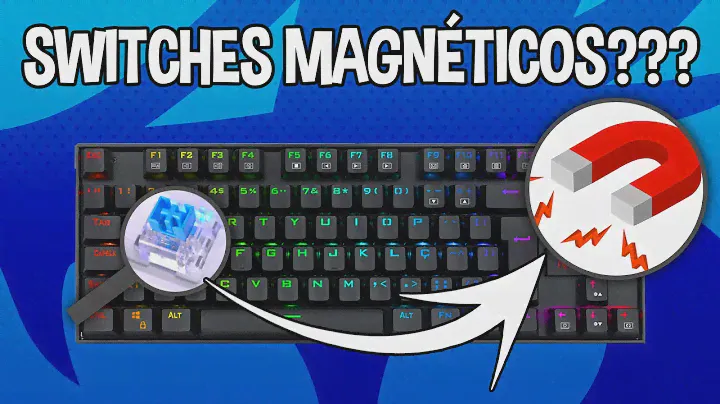 SWITCHES MAGNÉTICOS?!🤔🔥 CONHEÇA O TECLADO REDRAGON KUMARA PRO!! Melhor que switch óptico?!