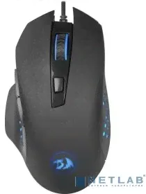 Мышь проводная REDRAGON Gainer черный, 3200 dpi, USB, кнопки - 6
