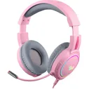 Игровые наушники проводные с микрофоном Redragon Hylas розовые
