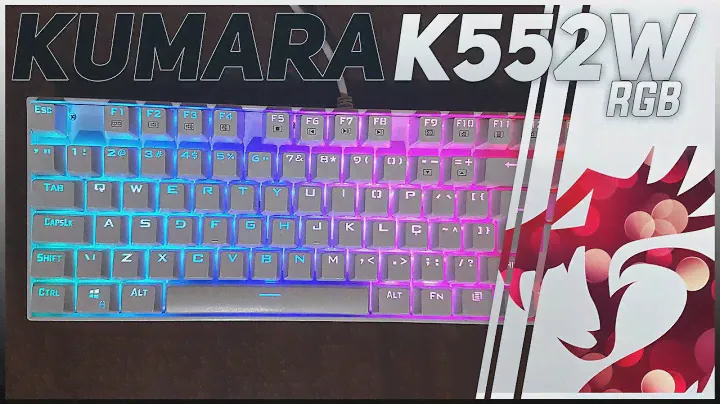 Review: A versão BRANCA do Redragon Kumara K552W-RGB