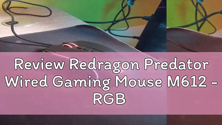 Review Redragon Predator Wired Gaming Mouse M612 - RGB