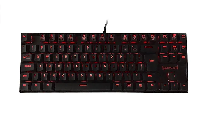 Teclado Mecânico Gamer Barato Redragon Kumara Com LED K552 ABNT2