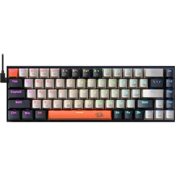Клавиатура Redragon Ryze <K633CGO-RGB RED> <USB> подсветка клавиш <71342>-0