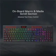 Беспроводная механическая клавиатура Redragon K618 Horus с Bluetooth2,4 ГГцпроводной трехрежимный ультратонкий низкопрофильный линейный красный переключатель (art.: 3920ba87de026)