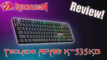 Teclado Redragon APAS 535-KB -Pequeno review