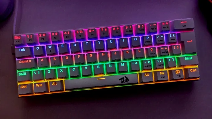 Teclado mecânico Redragon Lakshmi K606W-R.