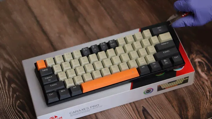ASMR - Unboxing Redragon Caraxes Pro K644 (Wireless)