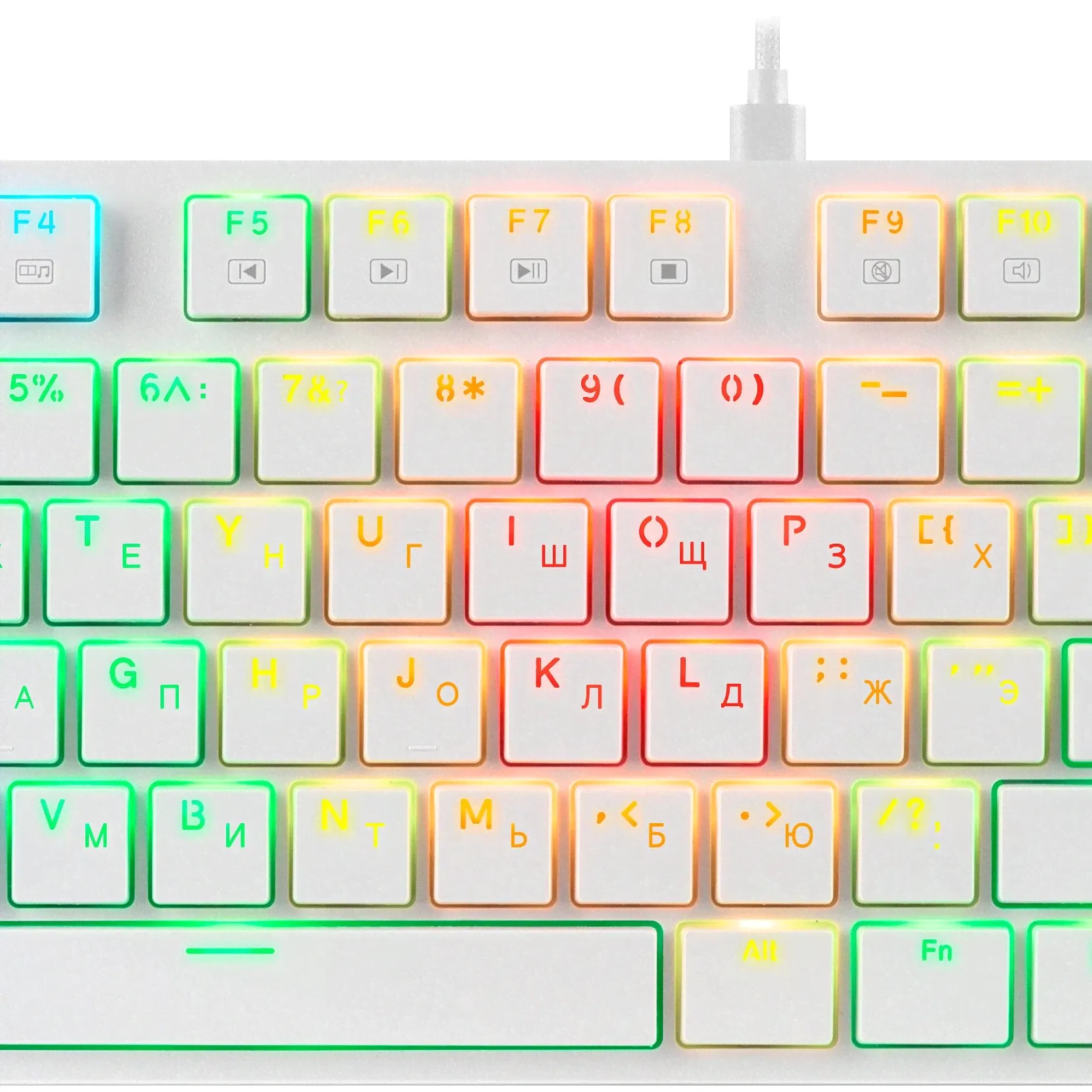 Игровая механическая клавиатура Redragon Anubis White-0