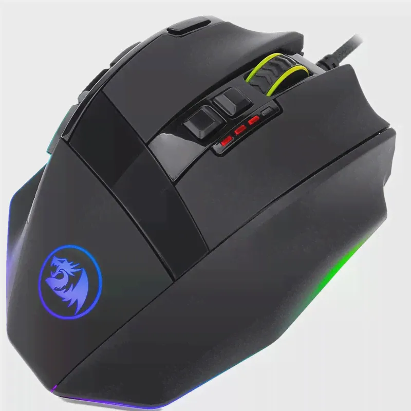 Redragon игры Мышь 12400 Точек на дюйм программируемый лазерный 10 кнопок 16 миллионов цветов дыхание светильник игровой Мышь для PC Gamer (art.: 7a89f52c5)-1