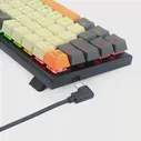 Redragon K633CGO-RGB Ryze 68 keys Compact Mechanical Gaming Keyboard German Layout RGB Backlight Red Switch - Black